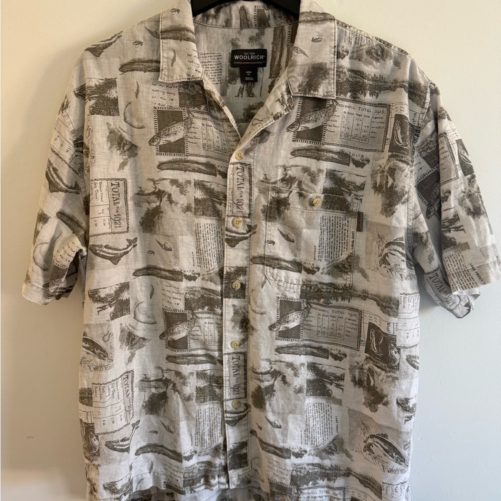 Woolrich Men's fishing shirt